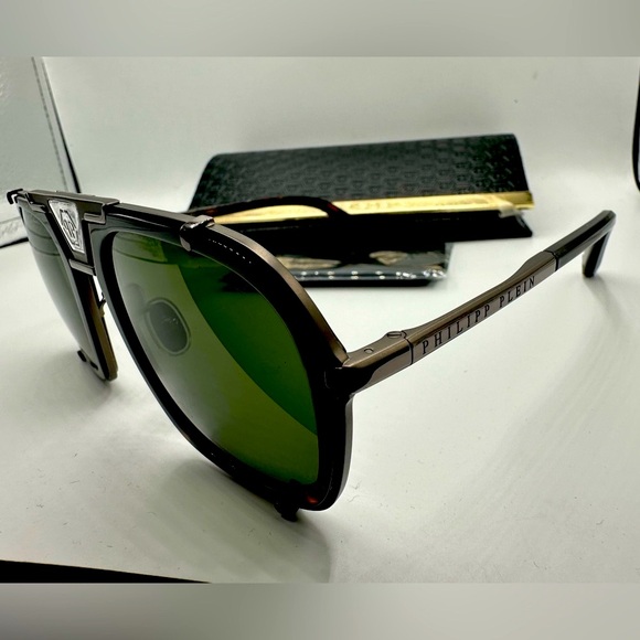 Phillip Plein SPP010 COL.584Y‼️Size 55-23-145 Plein Signature ‼️ - Picture 6 of 16